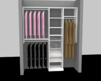 entry closet shelves