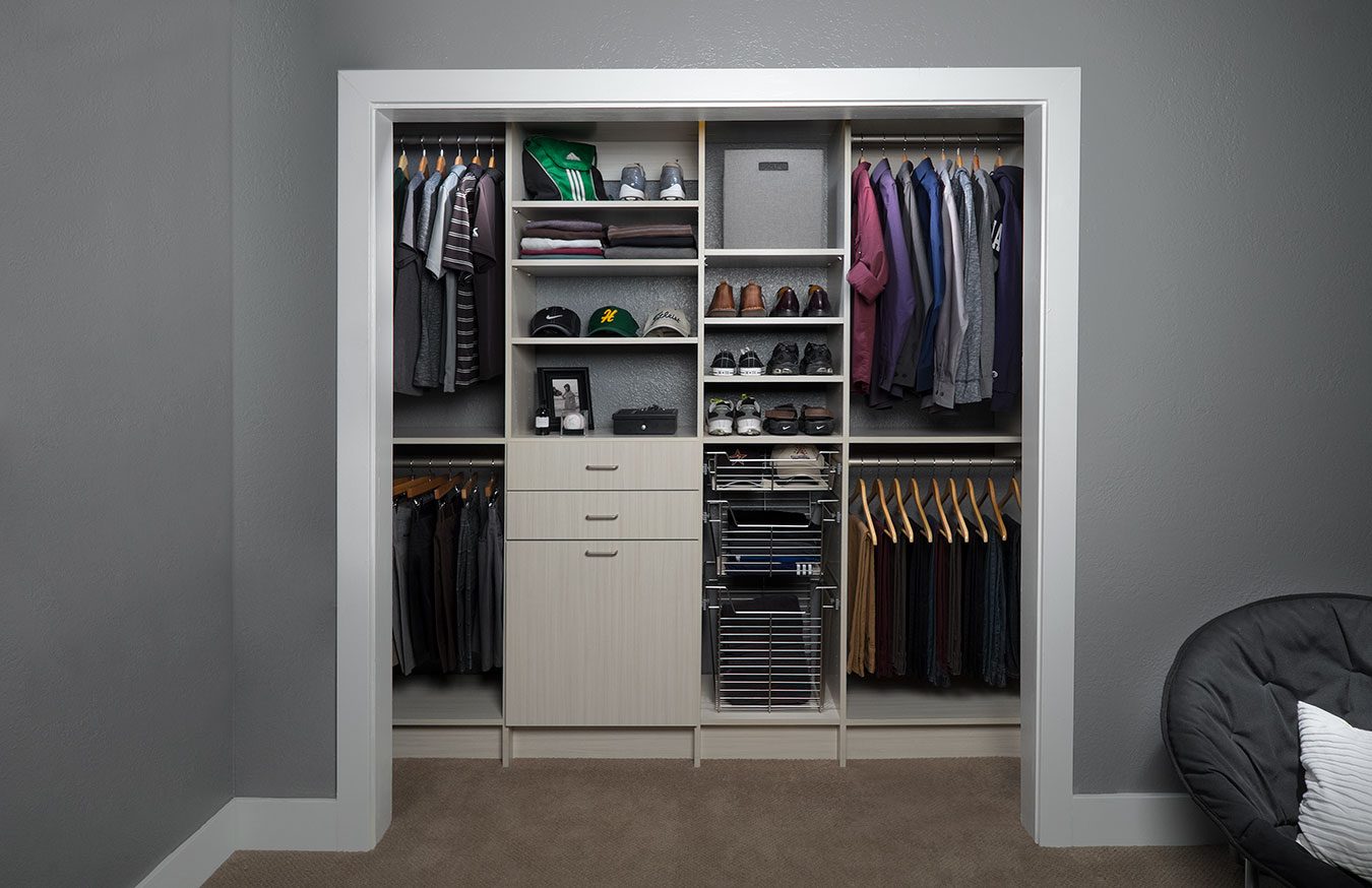 Image showcasing a fully finished Everyday Closets design by Modern Closet in Saskatoon