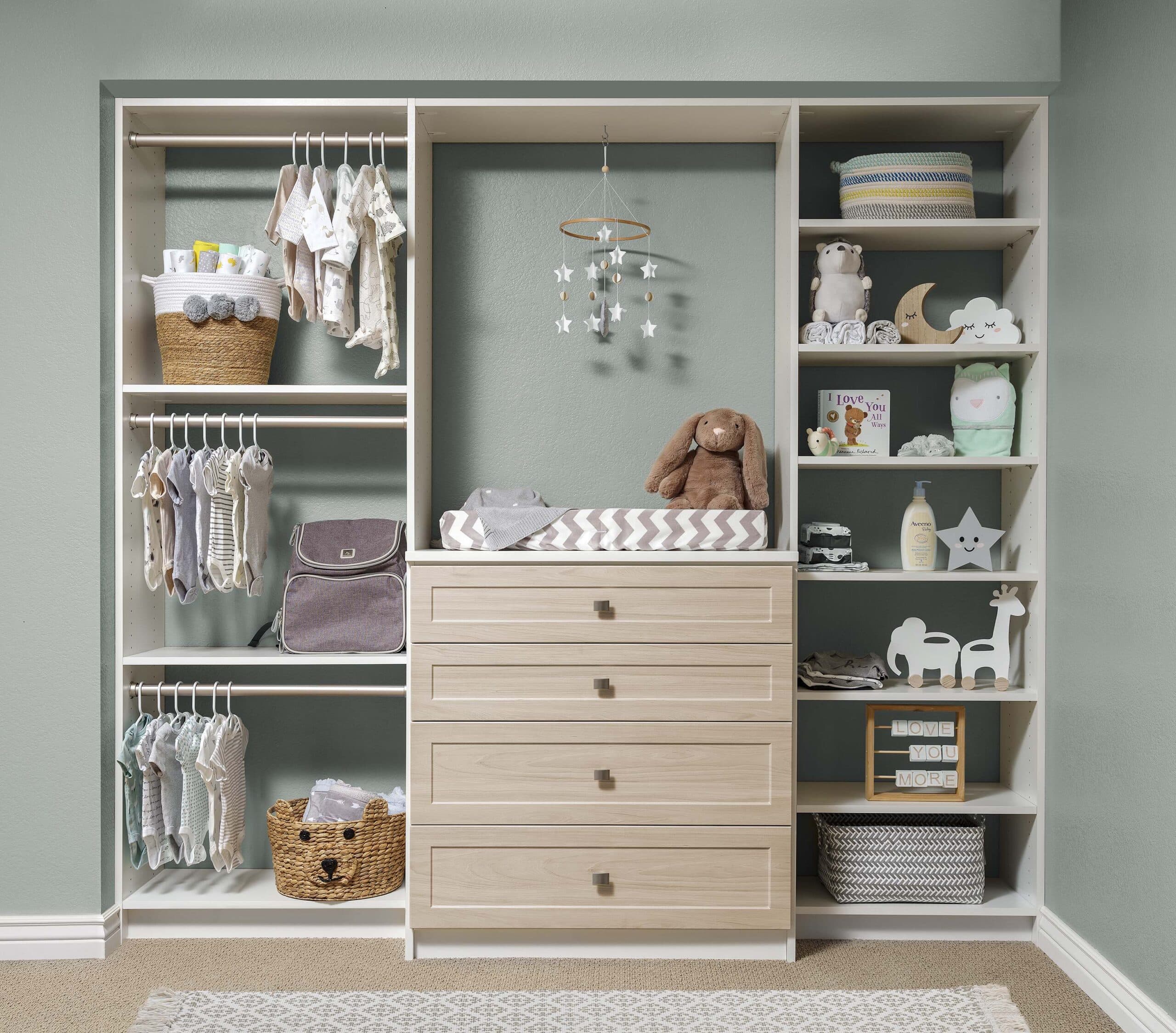 Image showcasing a fully finished Kids’ Closets design by Modern Closet in Saskatoon