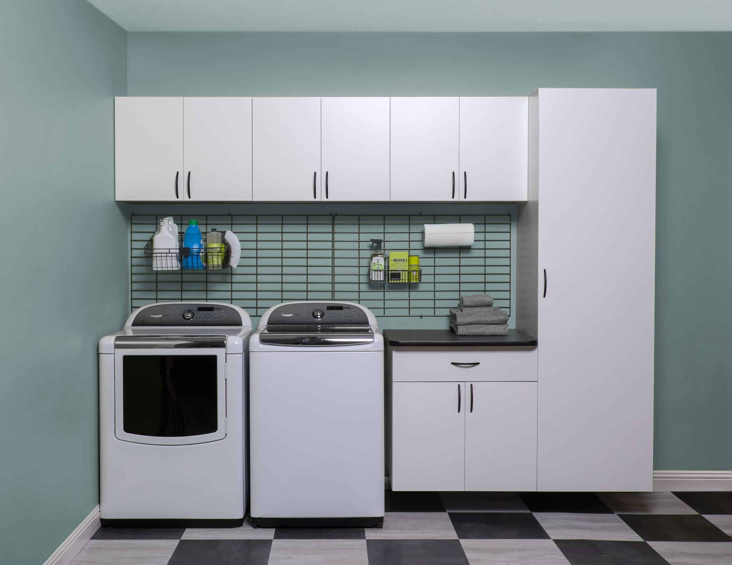 Image showcasing a fully finished Laundry Rooms design by Modern Closet in Saskatoon