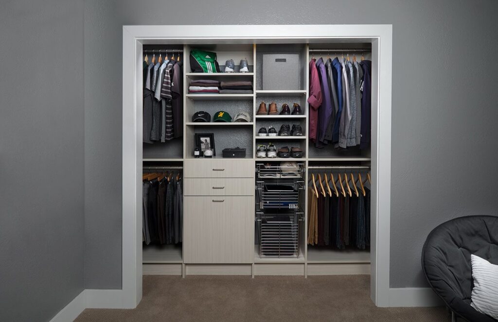 Image of a Everyday Closets designed and installed in Saskatoon