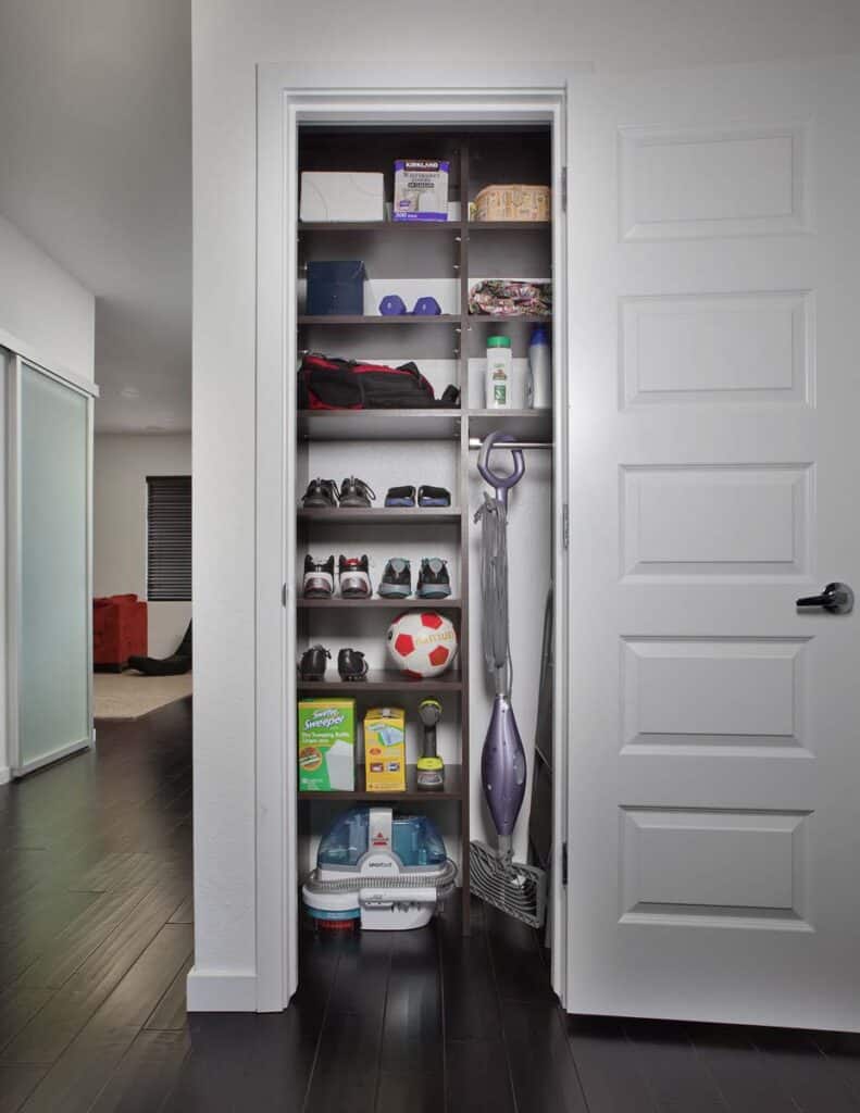Image of a Utility Closets designed and installed in Saskatoon
