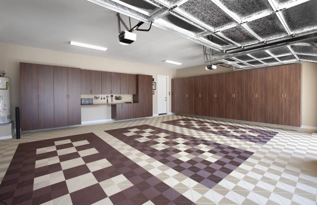 Image of a fully finished Coco-Cabinets-Swiss-Trax-Floor-Wide-Angle