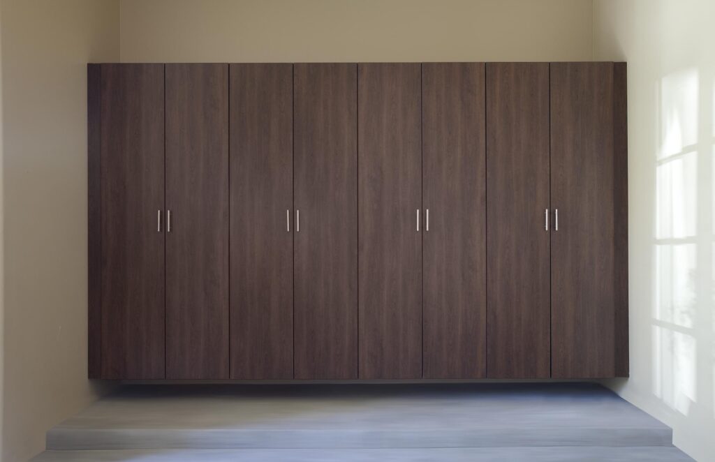 Image of a fully finished Coco-Tall-Cabinets-Tight-Space