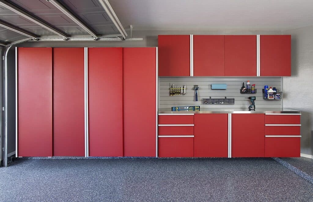 Image of a Garage Storage designed and installed in Saskatoon