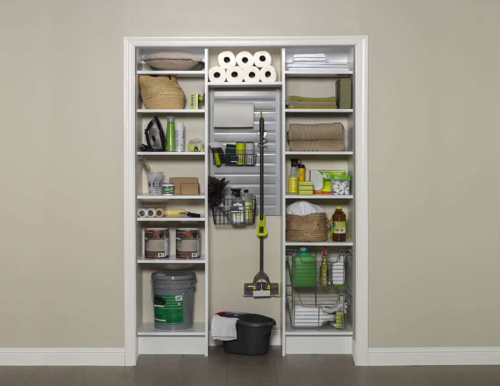 Image of a Utility Closets designed and installed in Saskatoon